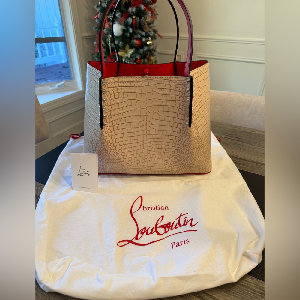 Christian Louboutin Croc Studded bag